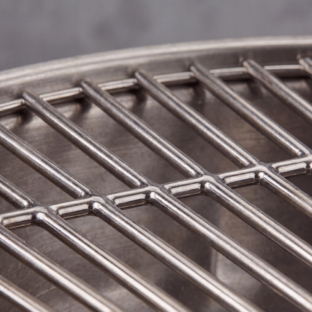 Avant après nettoyage grille BBQ avec brosse électrique GrillNova Pro